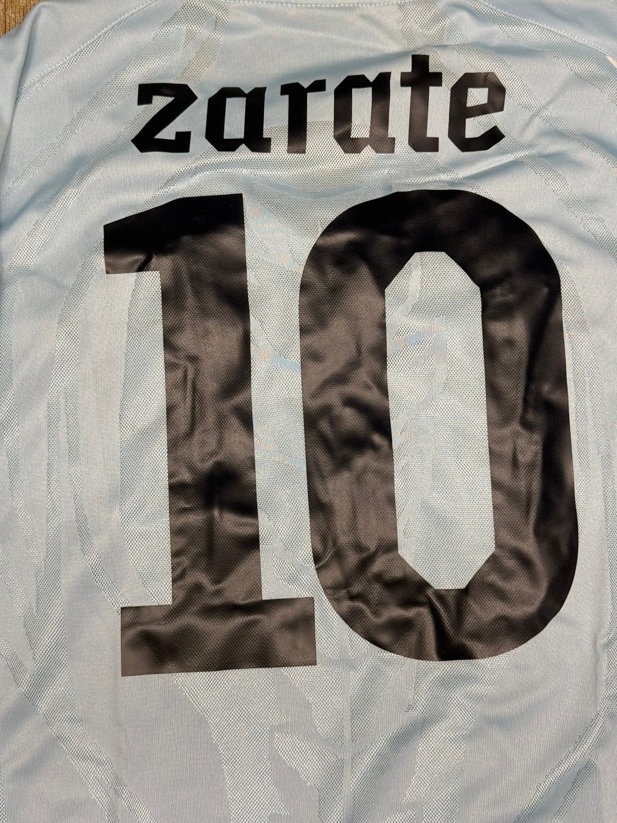 maglia calcio Lazio vintage 2010 2011 Puma Zarate Serie A XL home