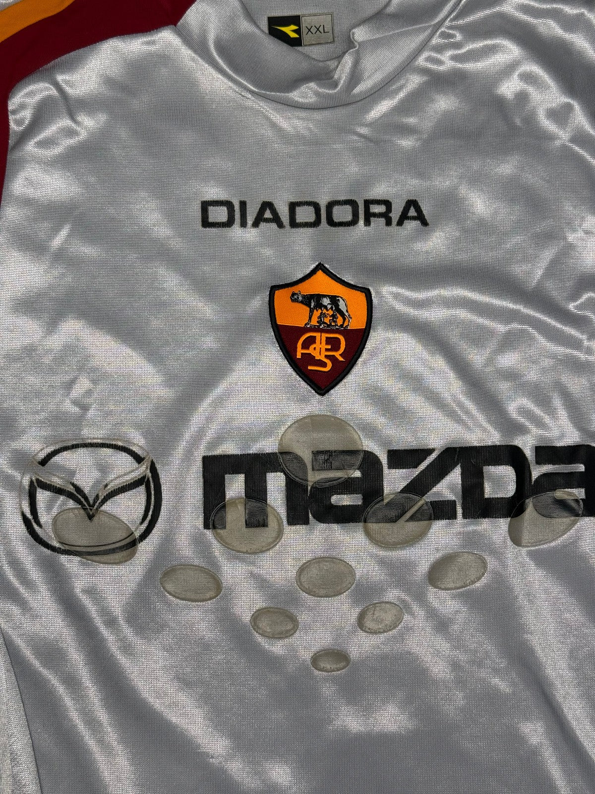 maglia calcio vintage AS Roma CURCI Ina Assitalia Diadora 2004 2005 XXL Serie A
