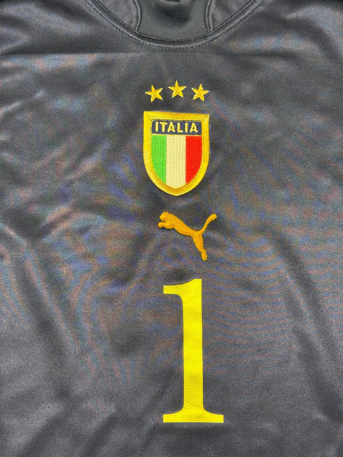 maglia calcio italia BUFFON Euro 2004 Portugal Jersey home L Puma shirt vintage