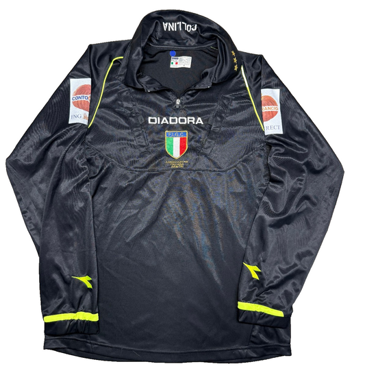 maglia arbitro figc Collina diadora 2004 2005 ultima stagione M