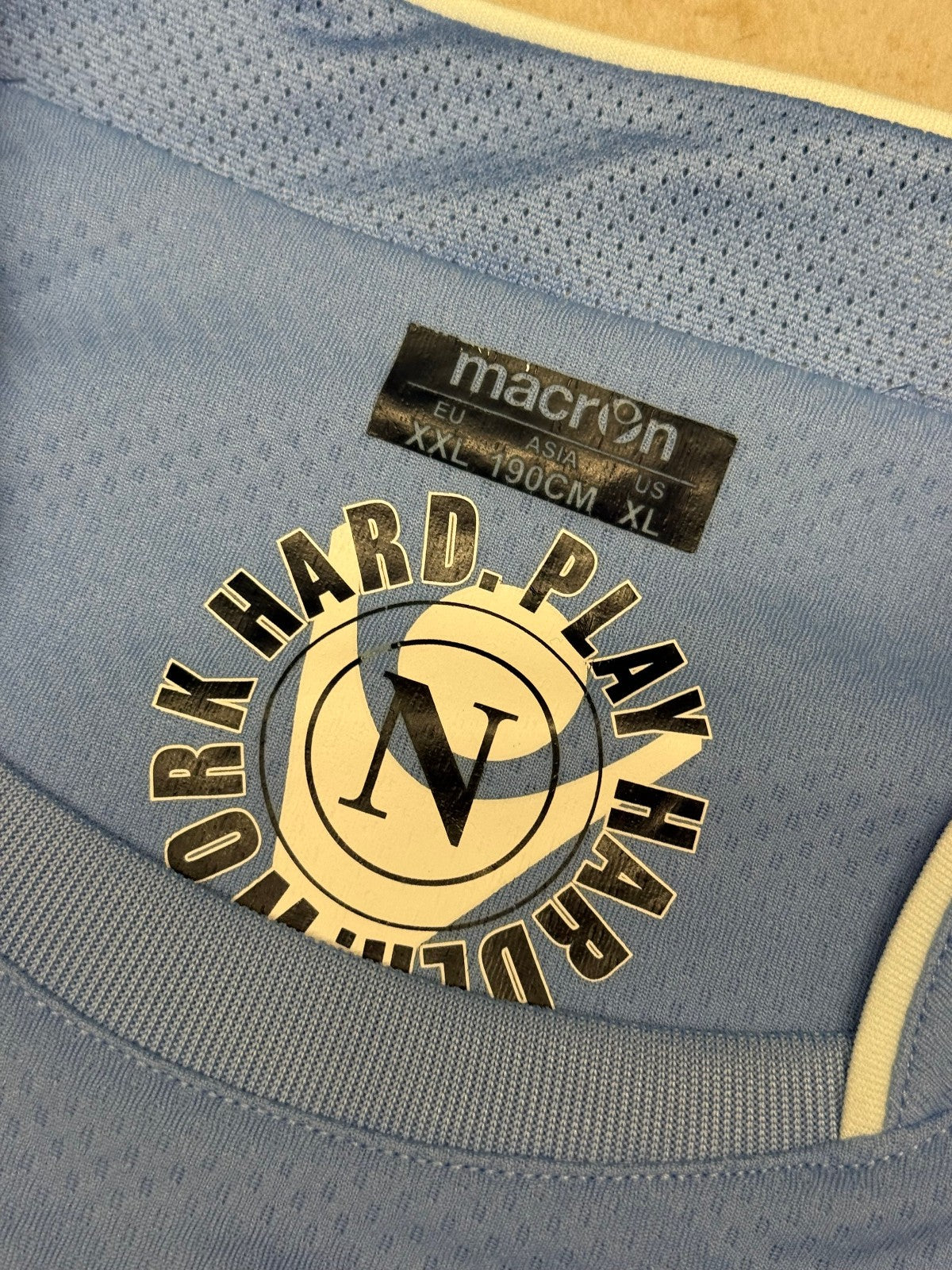 maglia calcio vintage Napoli DENIS 2009 2010 shirt Jersey Macron XXL Lete