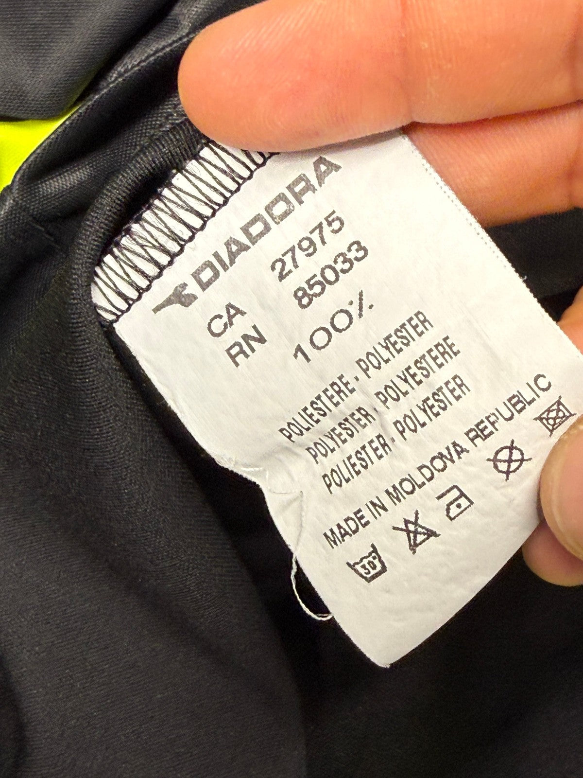 maglia arbitro figc Collina diadora 2004 2005 ultima stagione M