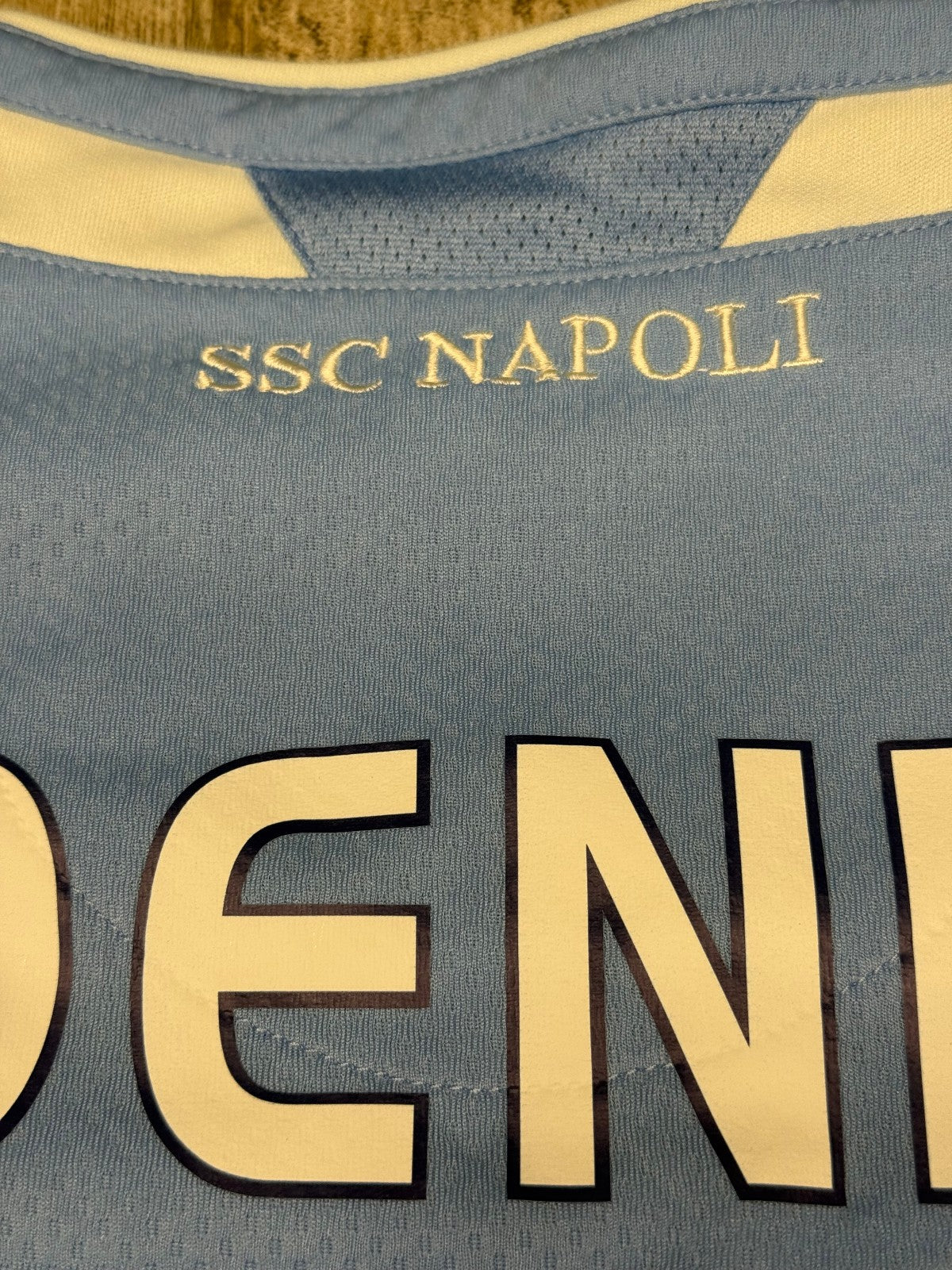 maglia calcio vintage Napoli DENIS 2009 2010 shirt Jersey Macron XXL Lete