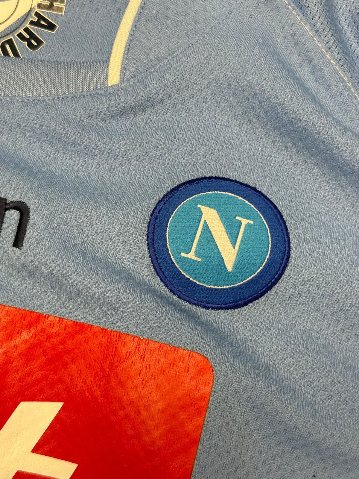 maglia calcio vintage Napoli DENIS 2009 2010 shirt Jersey Macron XXL Lete