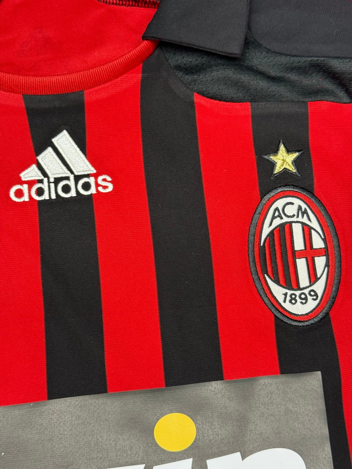 maglia calcio vintage AC Milan Ronaldo 2007 2008 Bwin Adidas Climacool