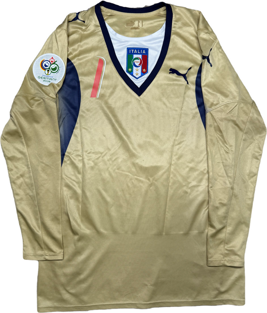 maglia calcio italia buffon World Cup 2006 Germany Goalkeeper Puma portiere
