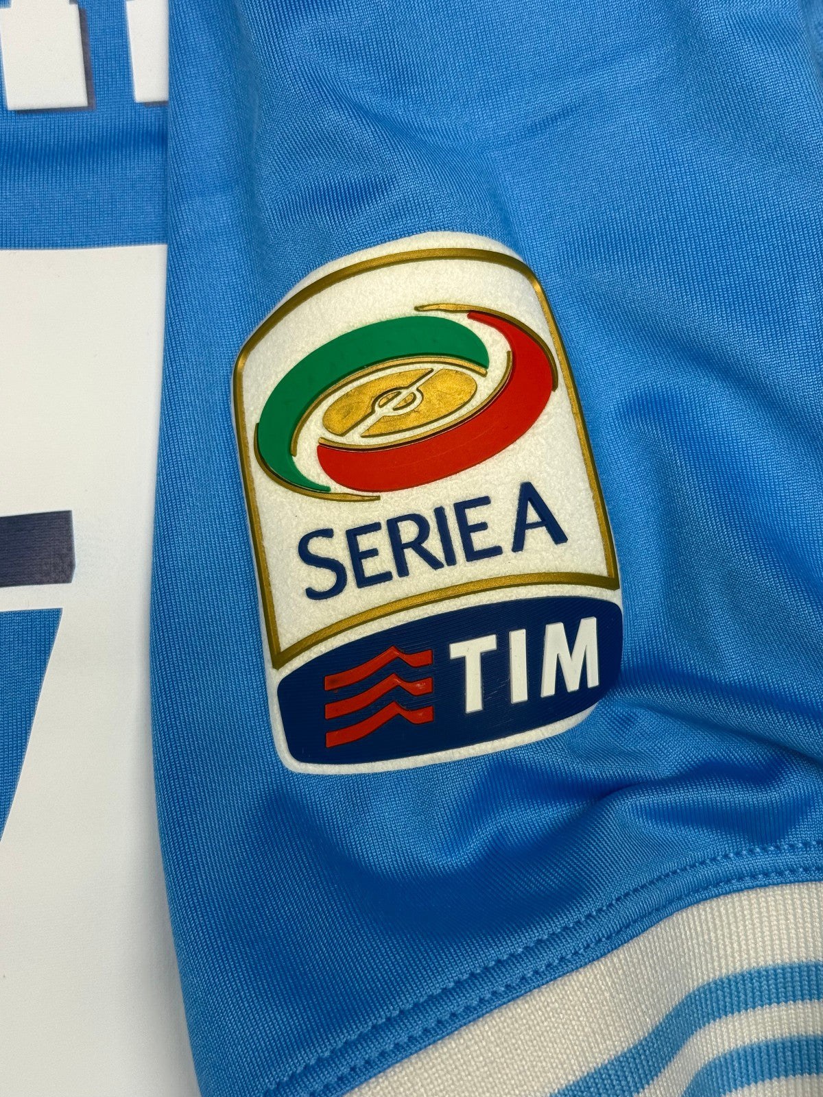 maglia calcio vintage Napoli Cavani home 2012 2013 shirt Jersey Macron M Lete