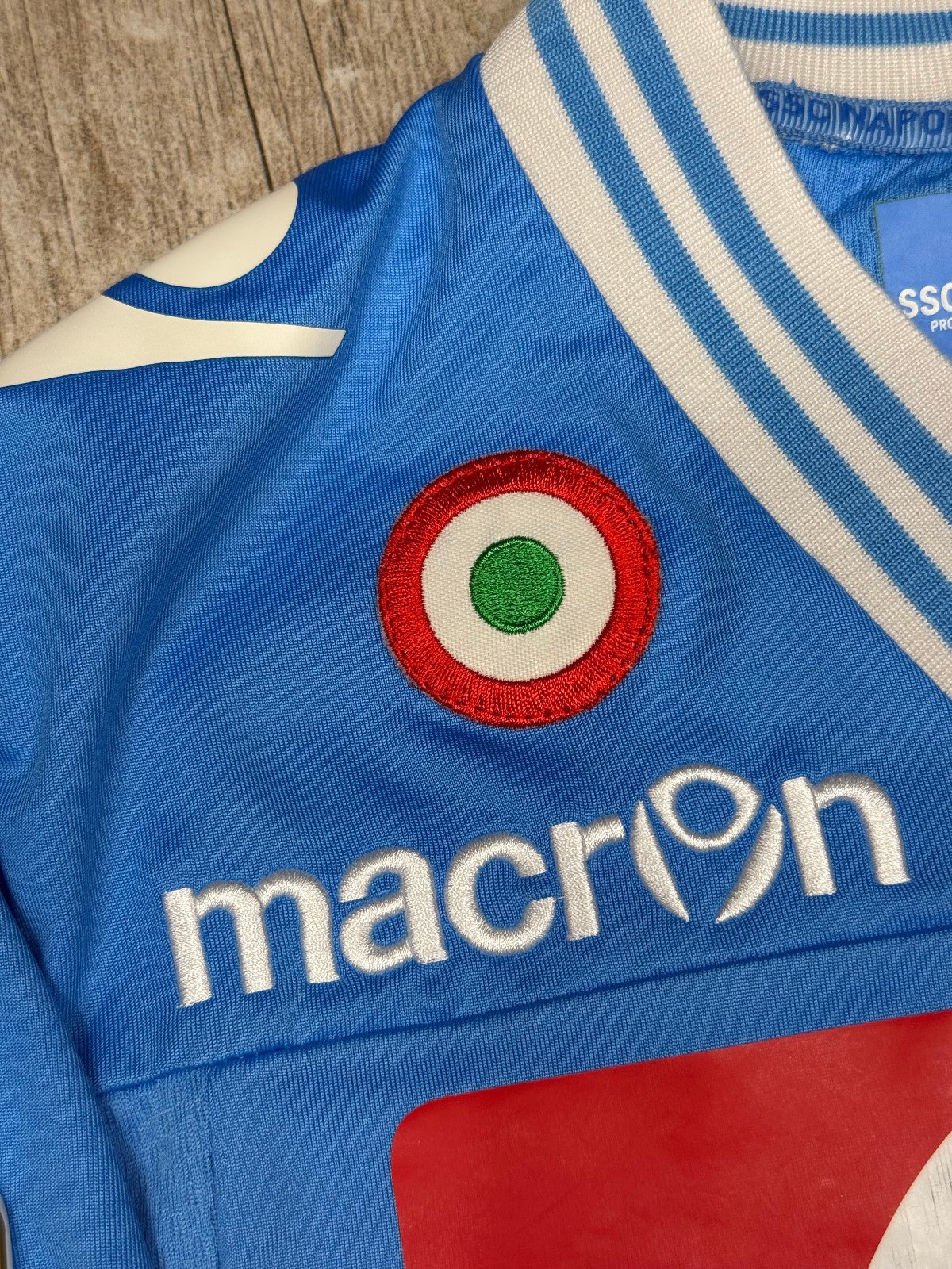 maglia calcio vintage Napoli Cavani home 2012 2013 shirt Jersey Macron M Lete
