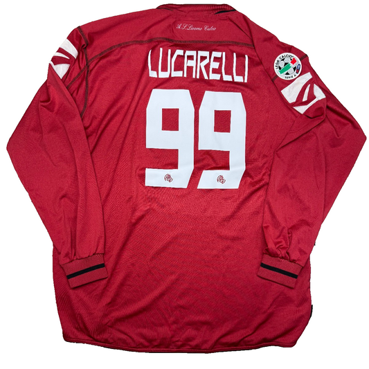 maglia calcio vintage Livorno Legea CARIGE LUCARELLI #99 2005 2006