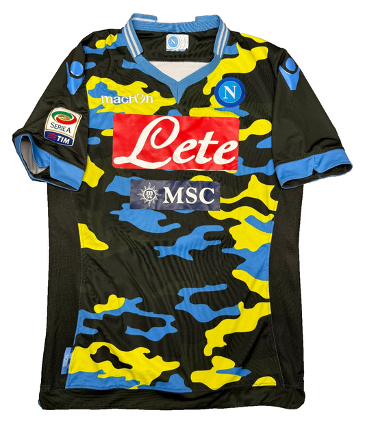 maglia calcio vintage Napoli HAMSIK home 2013 2014 shirt Jersey Macron XL Lete