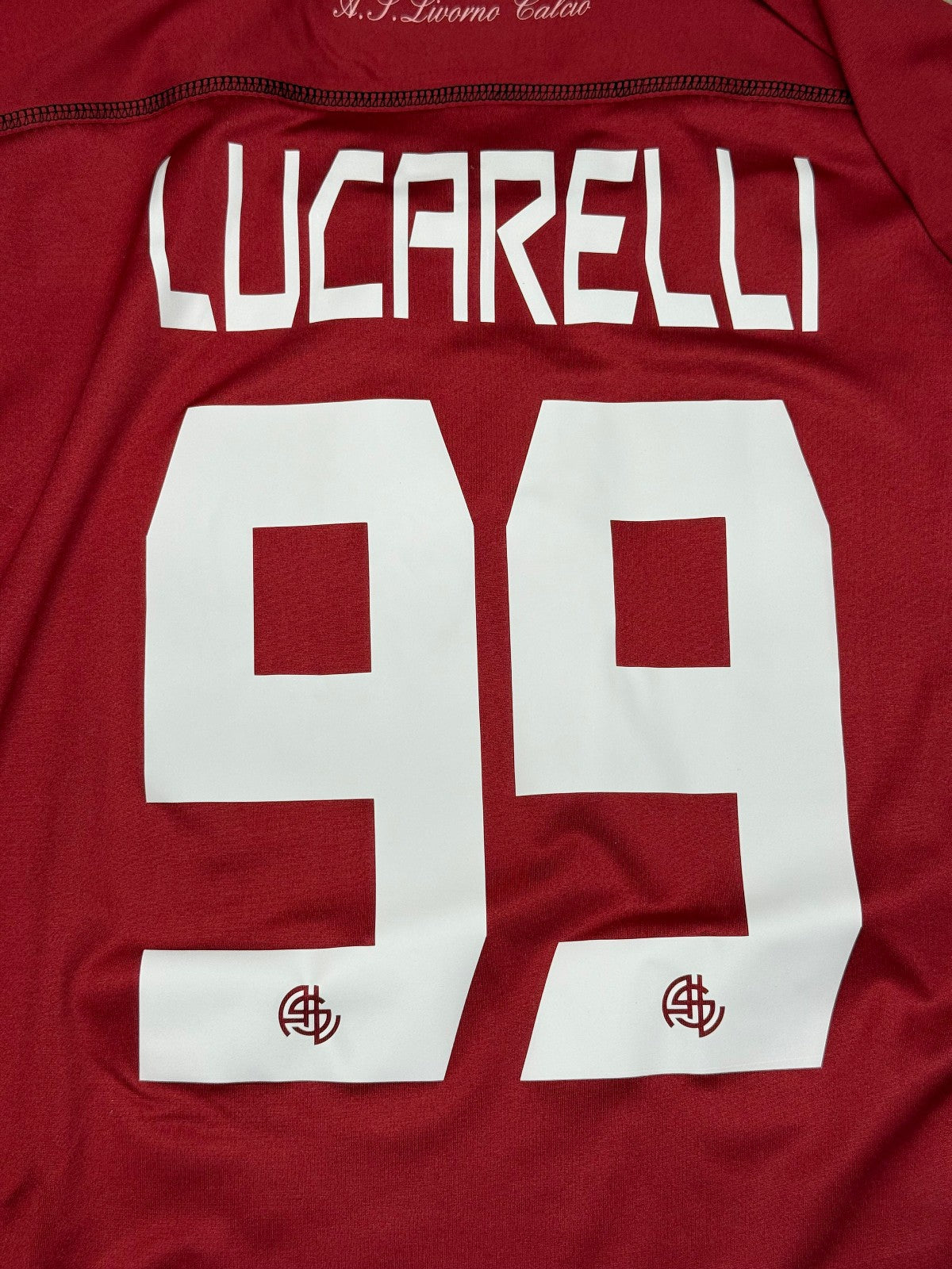 maglia calcio vintage Livorno Legea CARIGE LUCARELLI #99 2005 2006