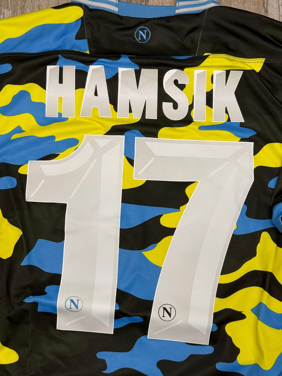 maglia calcio vintage Napoli HAMSIK home 2013 2014 shirt Jersey Macron XL Lete