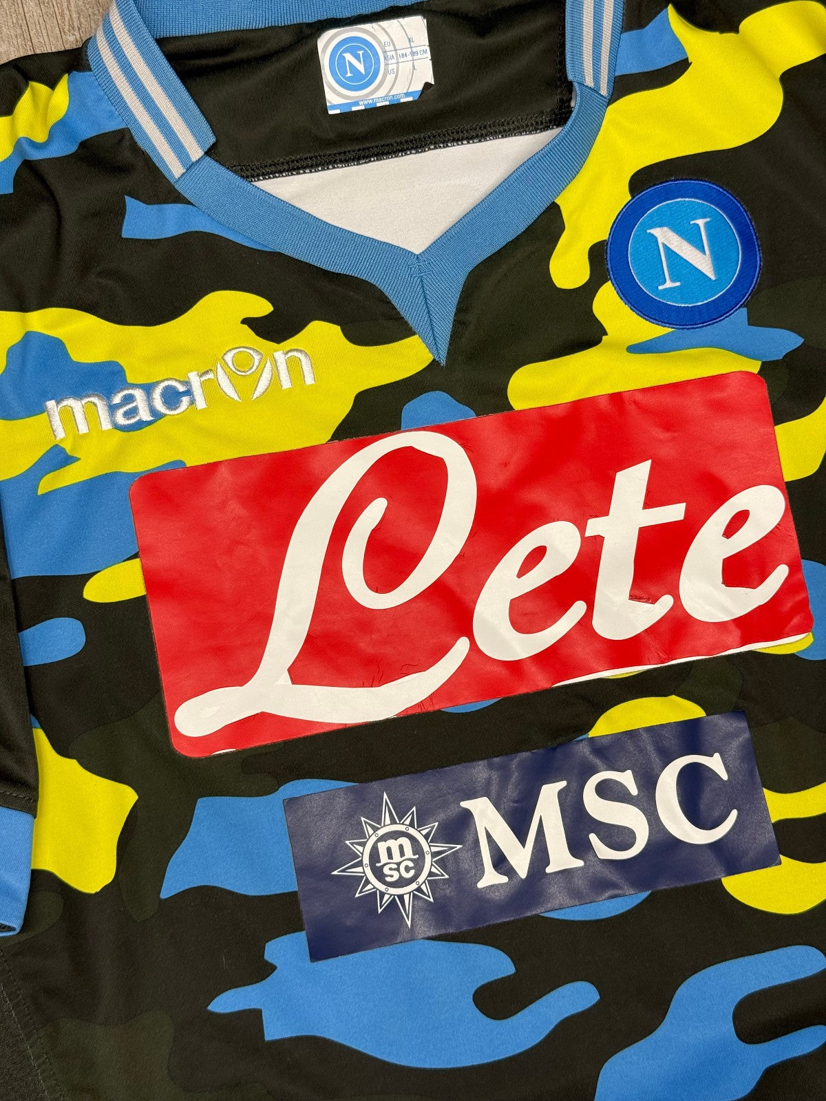 maglia calcio vintage Napoli HAMSIK home 2013 2014 shirt Jersey Macron XL Lete