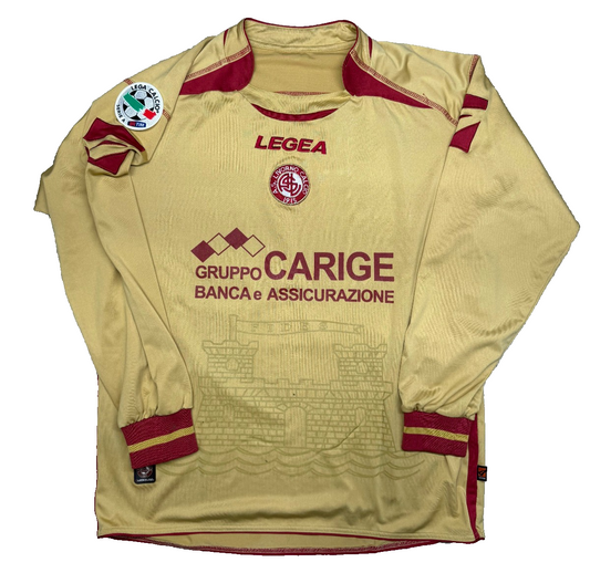 maglia calcio vintage Livorno Legea CARIGE LUCARELLI #99 2005 2006