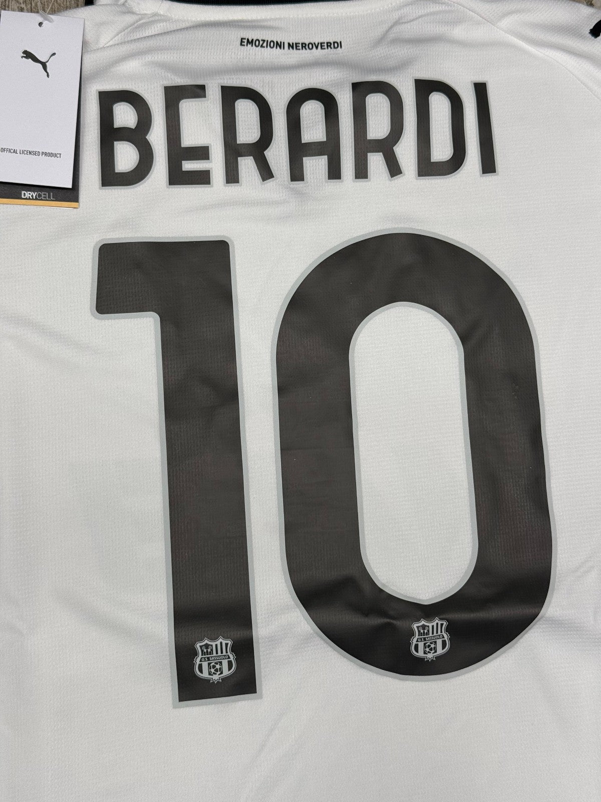 Maglia calcio US SASSUOLO Berardi #10 Serie A 2025 2026 Puma PLAYER VERSION