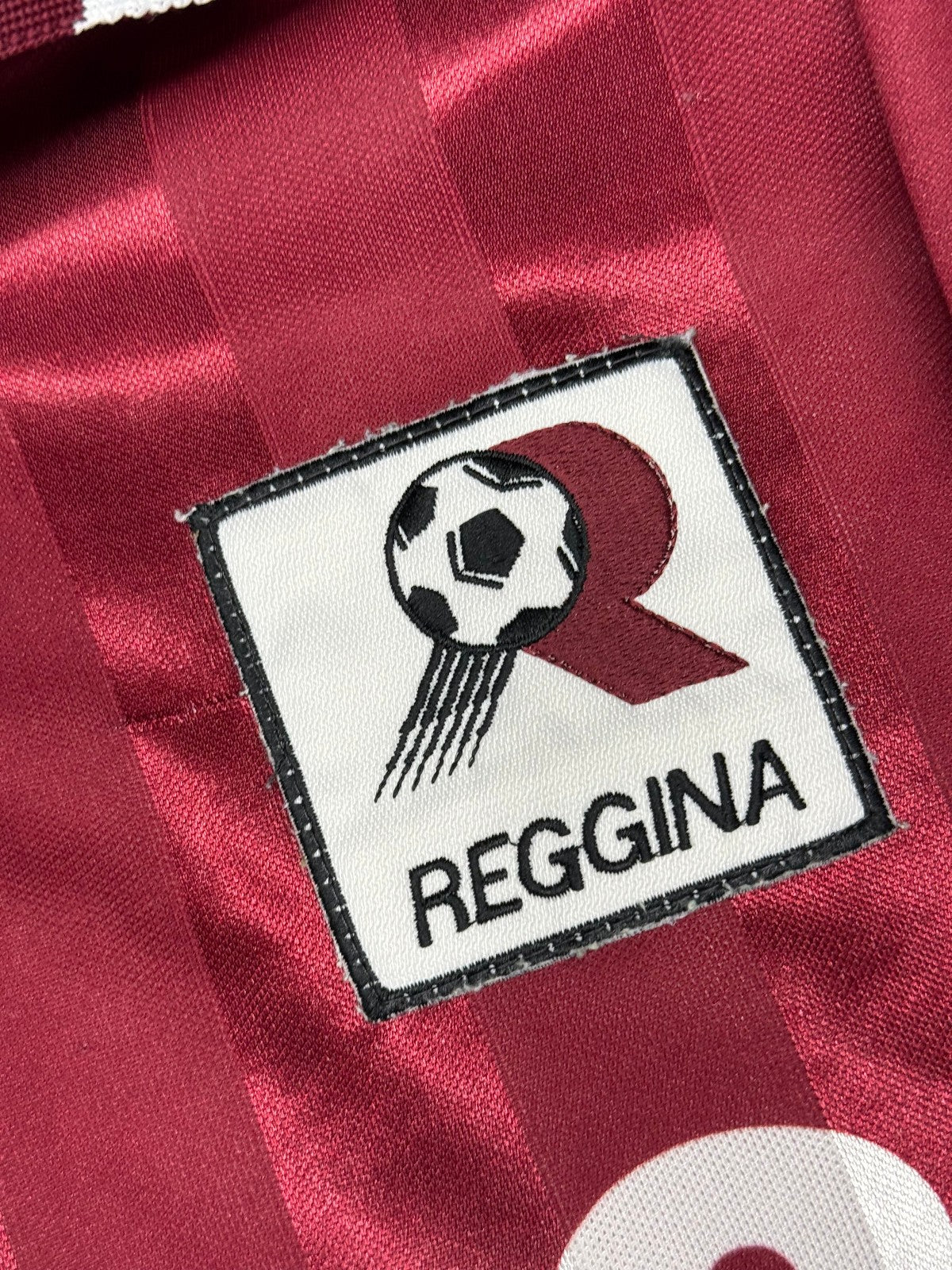 Maglia calcio vintage Reggina Asics 2002 2003 NAKAMURA 10 home XL Caffè Mauro