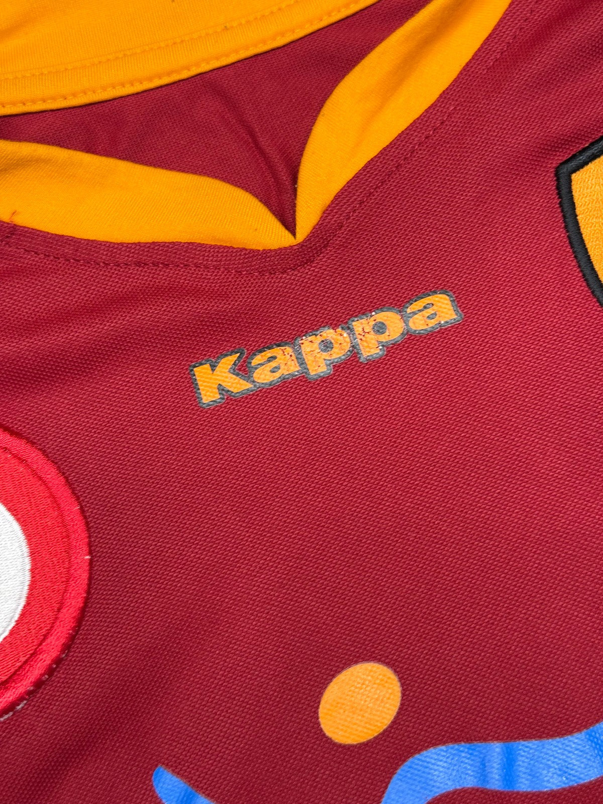 Maglia calcio Roma vintage Totti  Kappa 2007 2008 Wind Serie A M home Jersey