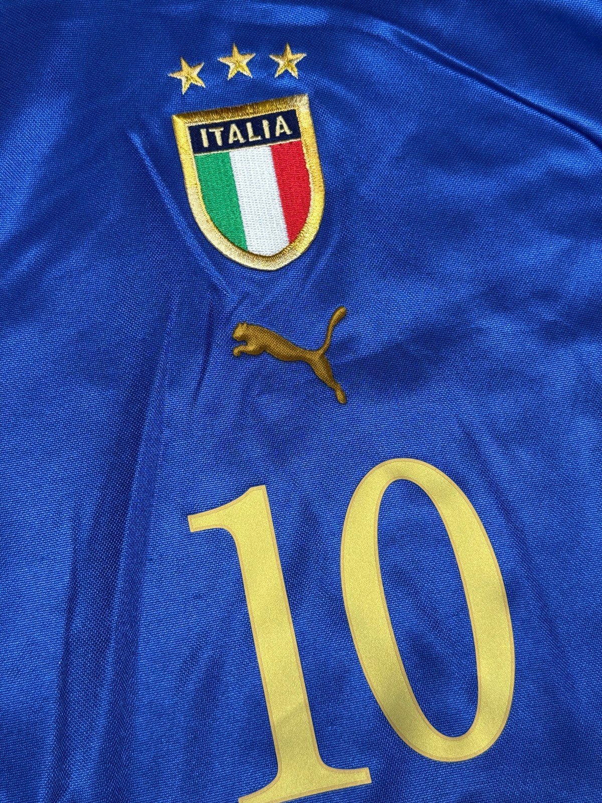 maglia calcio vintage Roberto Baggio Last Game Italy italia Puma 2004 L