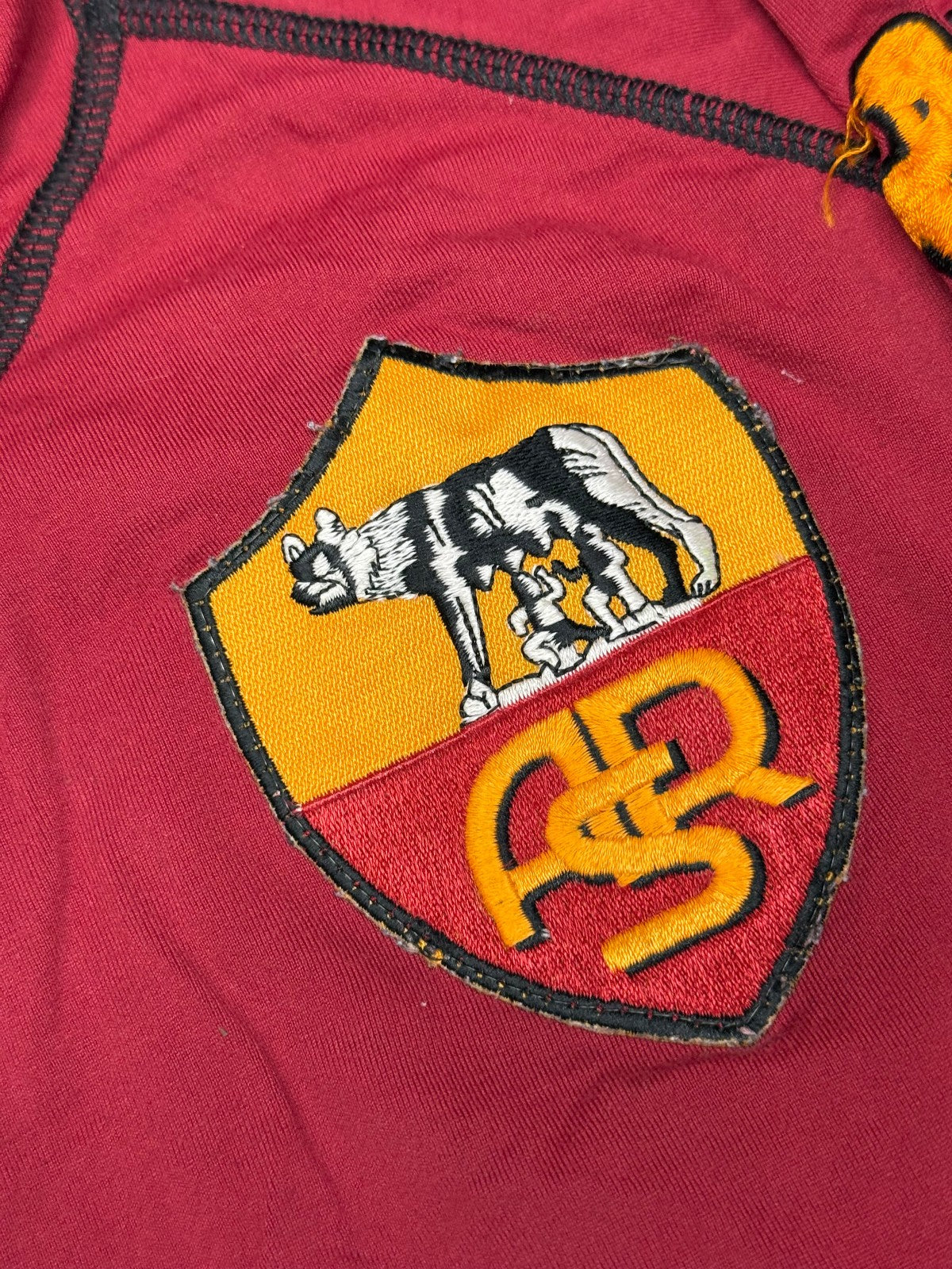 maglia calcio vintage AS Roma SAMUEL 2001 2002 KAPPA *SCUDETTO RICAMATO*