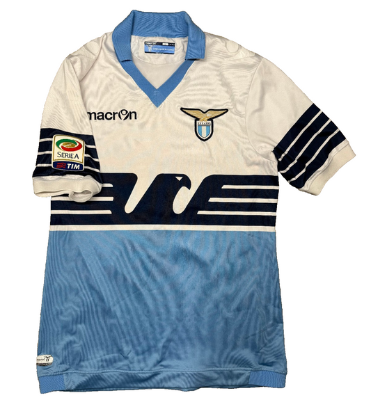 maglia calcio vintage lazio macron calcio KLOSE shirt maillot bandiera 2014 2015