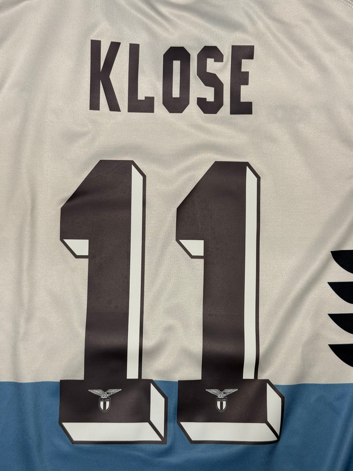 maglia calcio vintage lazio macron calcio KLOSE shirt maillot bandiera 2014 2015