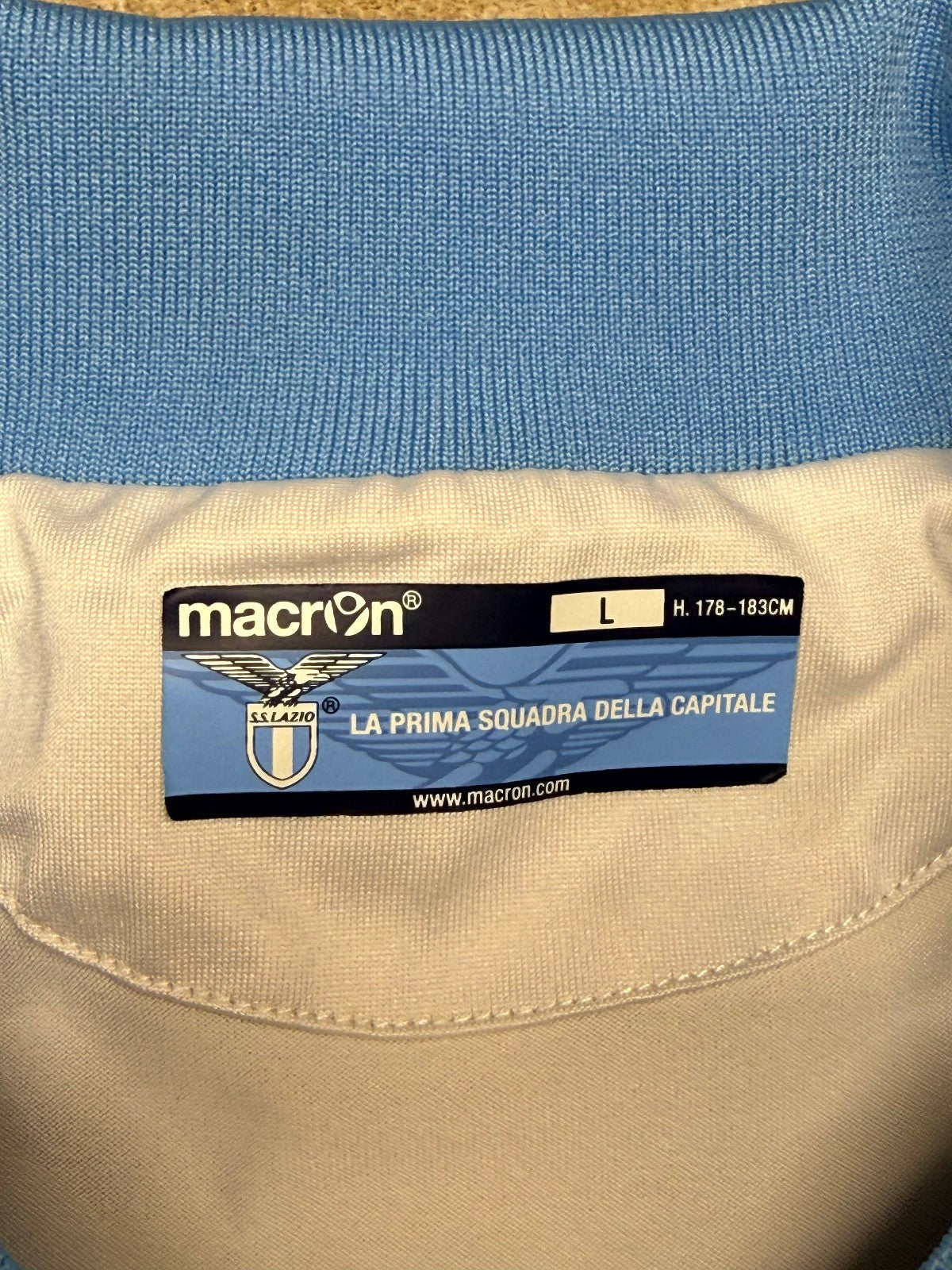 maglia calcio vintage lazio macron calcio KLOSE shirt maillot bandiera 2014 2015