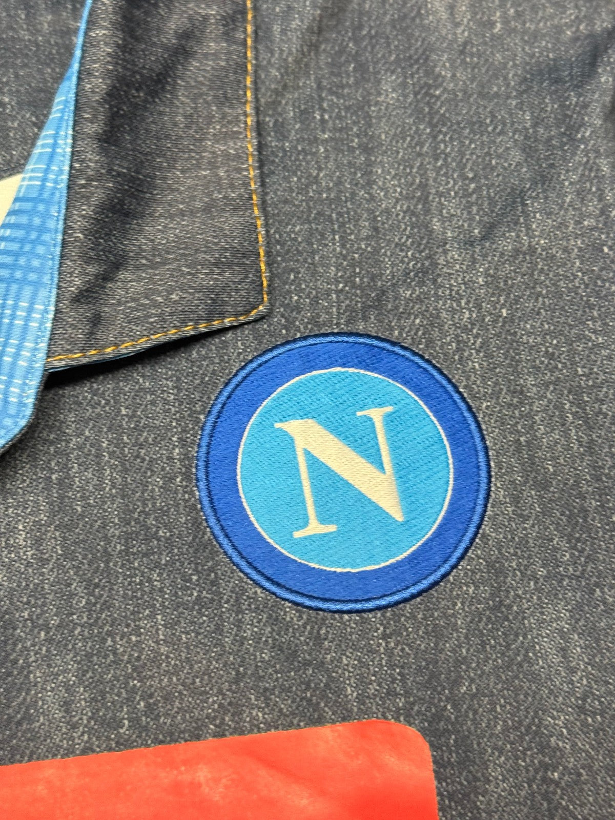 maglia calcio vintage Napoli away Jeans 2014 2015 Hamsik home XL