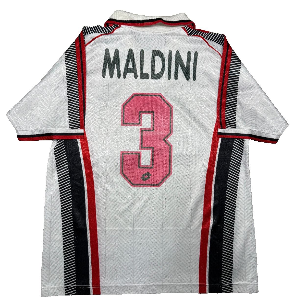 maglia calcio vintage AC Milan Maldini 1997 1998 scudetto Opel M player