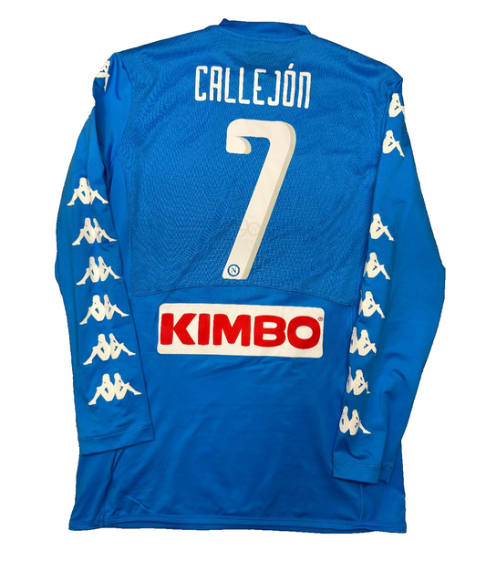 Maglia Calcio Napoli Jersey 2016-17 CALLEJON Lete Serie A KAPPA L Kimbo