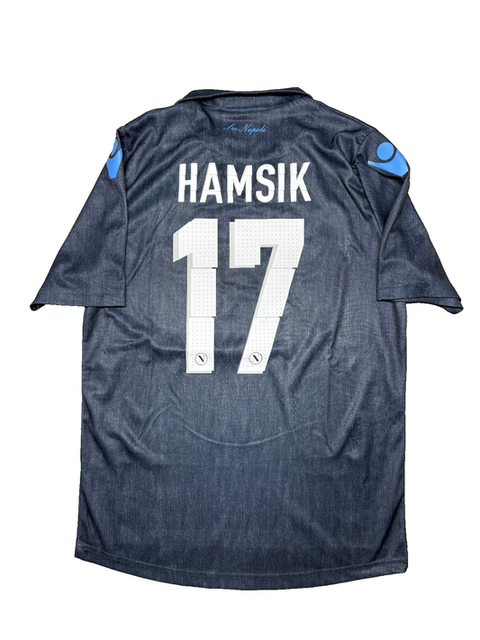 maglia calcio vintage Napoli away Jeans 2014 2015 Hamsik M FAN VERSION