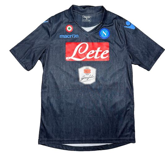 maglia calcio vintage Napoli away Jeans 2014 2015 Hamsik M FAN VERSION