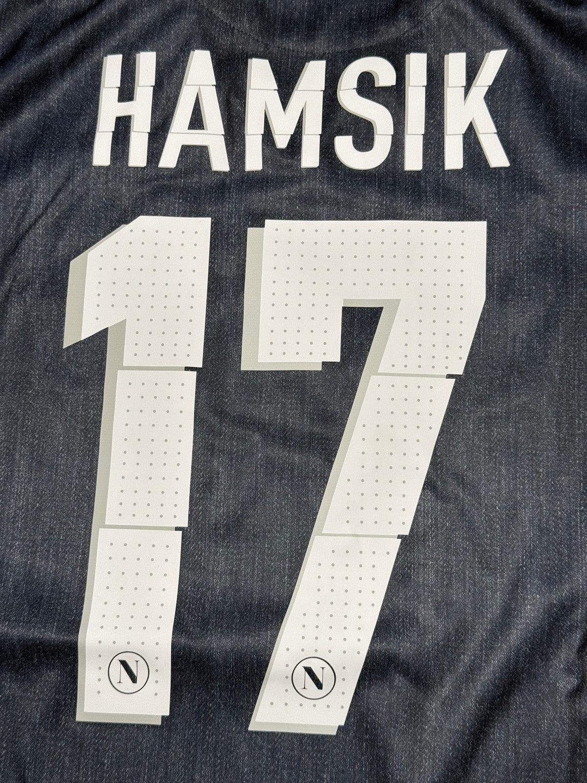 maglia calcio vintage Napoli away Jeans 2014 2015 Hamsik M FAN VERSION