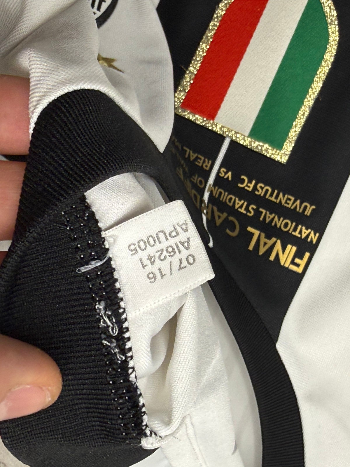 maglia calcio vintage MARCHISIO FINAL CARDIFF juventus Climacool L 2016-17 UCL
