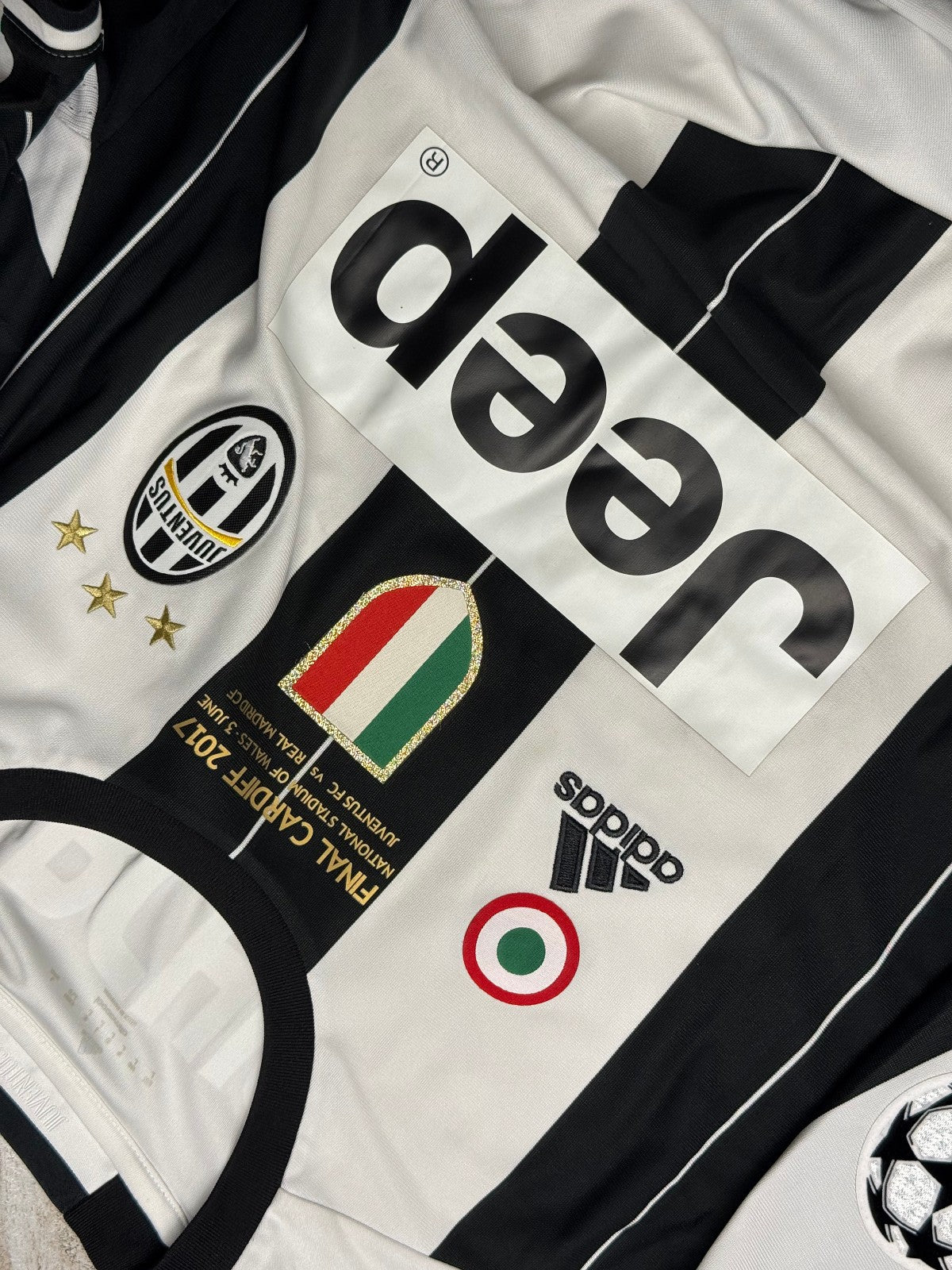 maglia calcio vintage MARCHISIO FINAL CARDIFF juventus Climacool L 2016-17 UCL