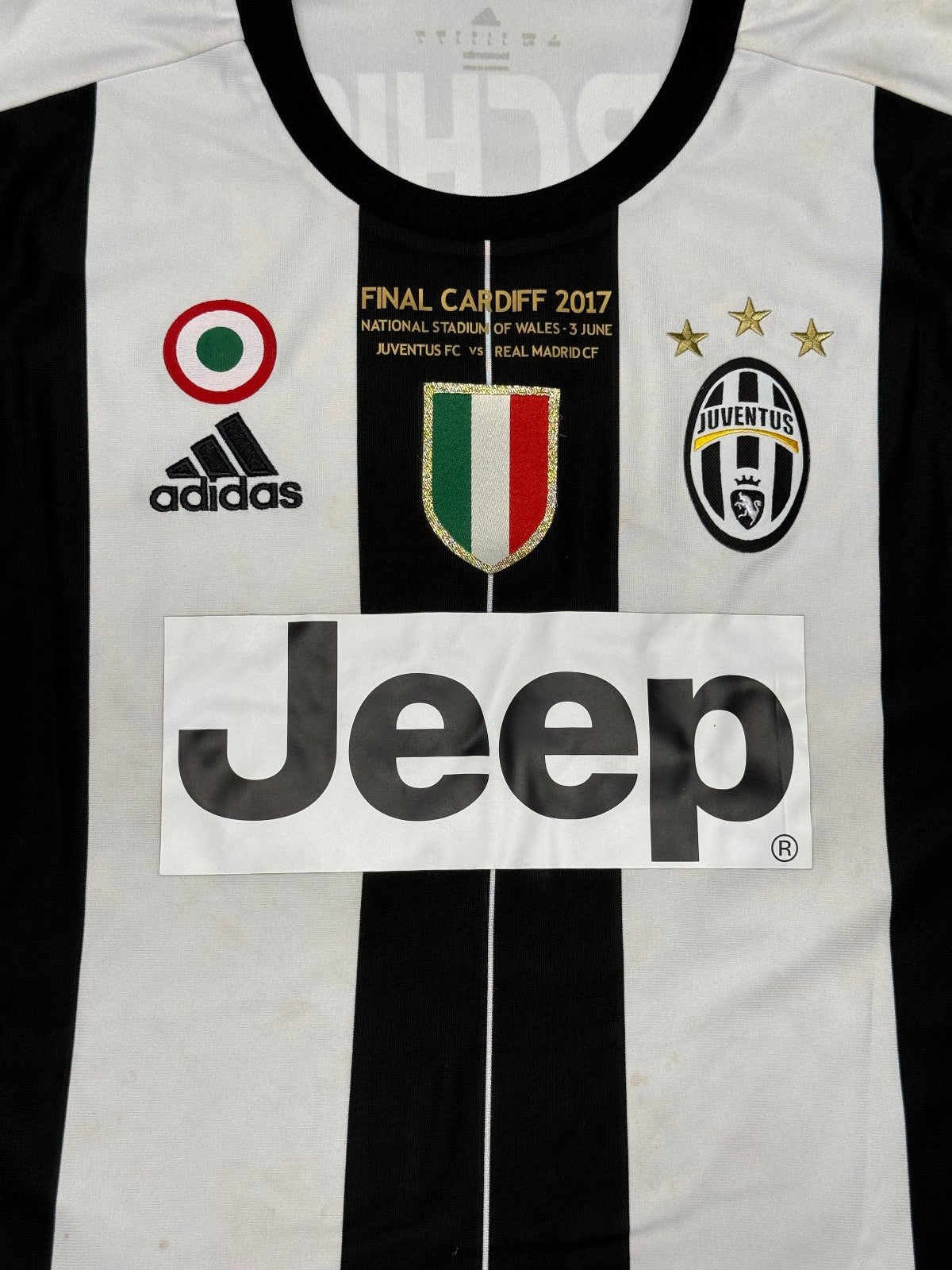 maglia calcio vintage MARCHISIO FINAL CARDIFF juventus Climacool L 2016-17 UCL