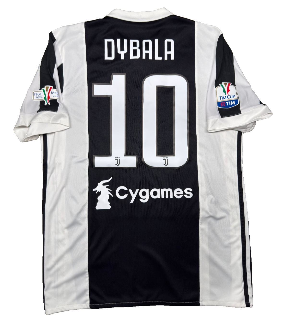 maglia calcio Adidas Juventus DYBALA Finale Tim Cup Roma 2018 vs Milan M Jeep