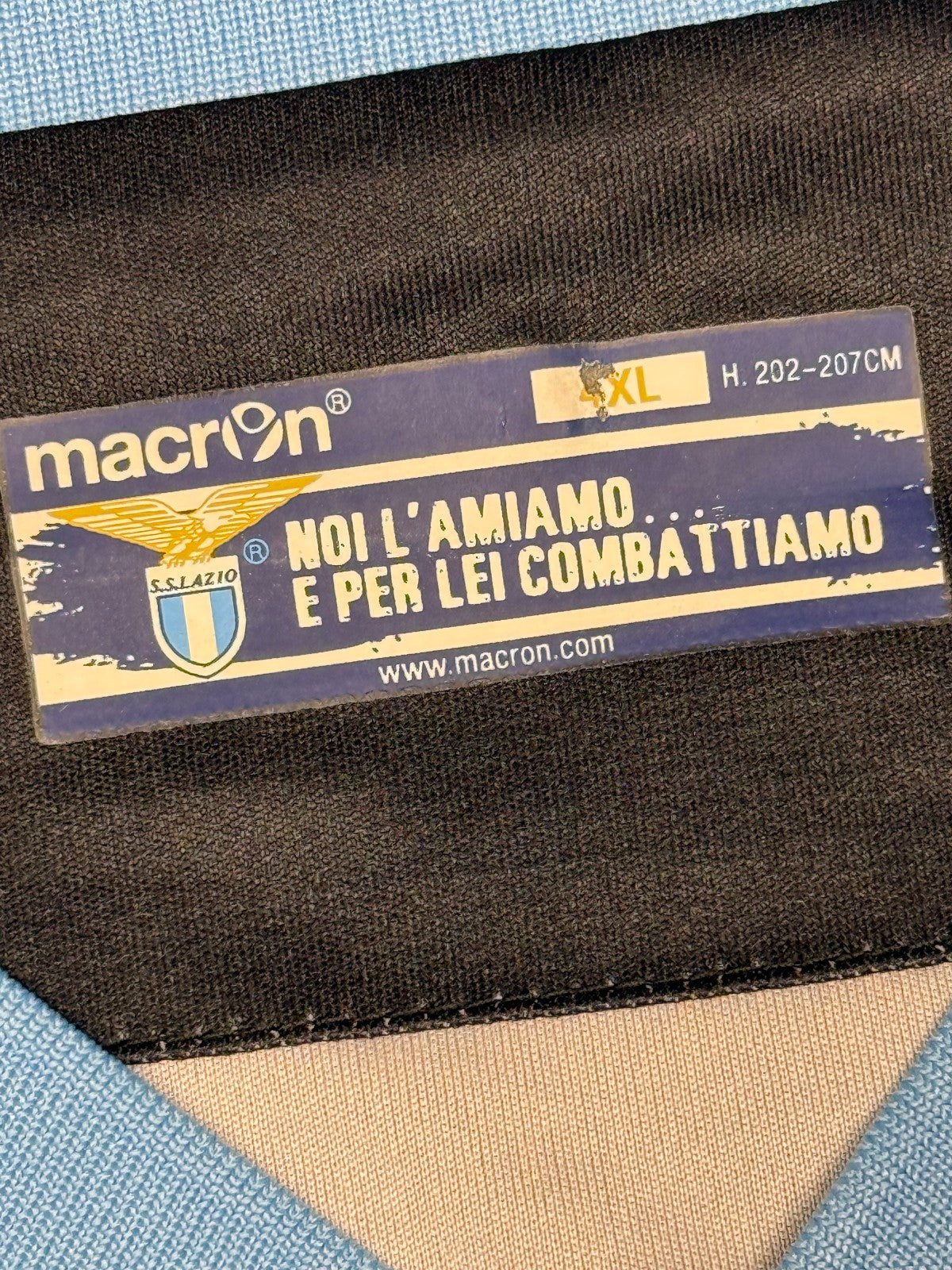 maglia calcio vintage lazio macron calcio KLOSE #DANKEMIRO bandiera 2015 2016