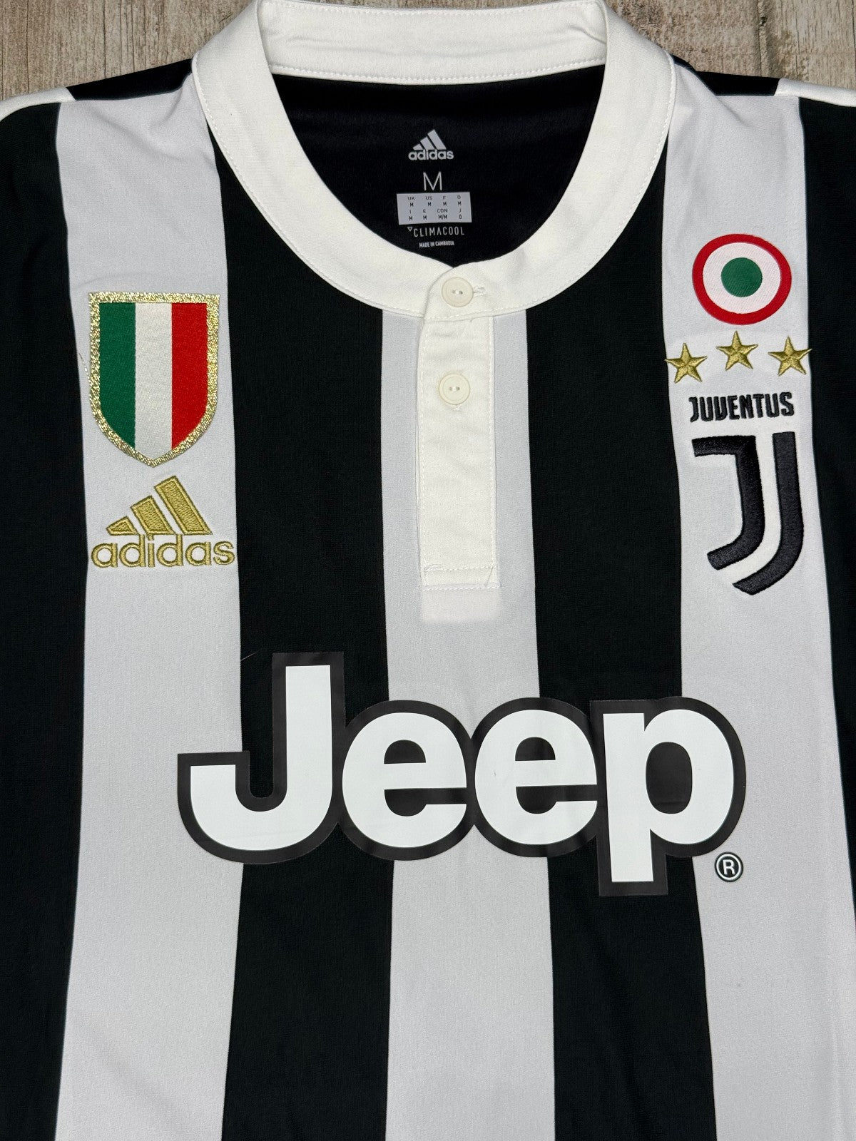 maglia calcio Adidas Juventus DYBALA Finale Tim Cup Roma 2018 vs Milan M Jeep