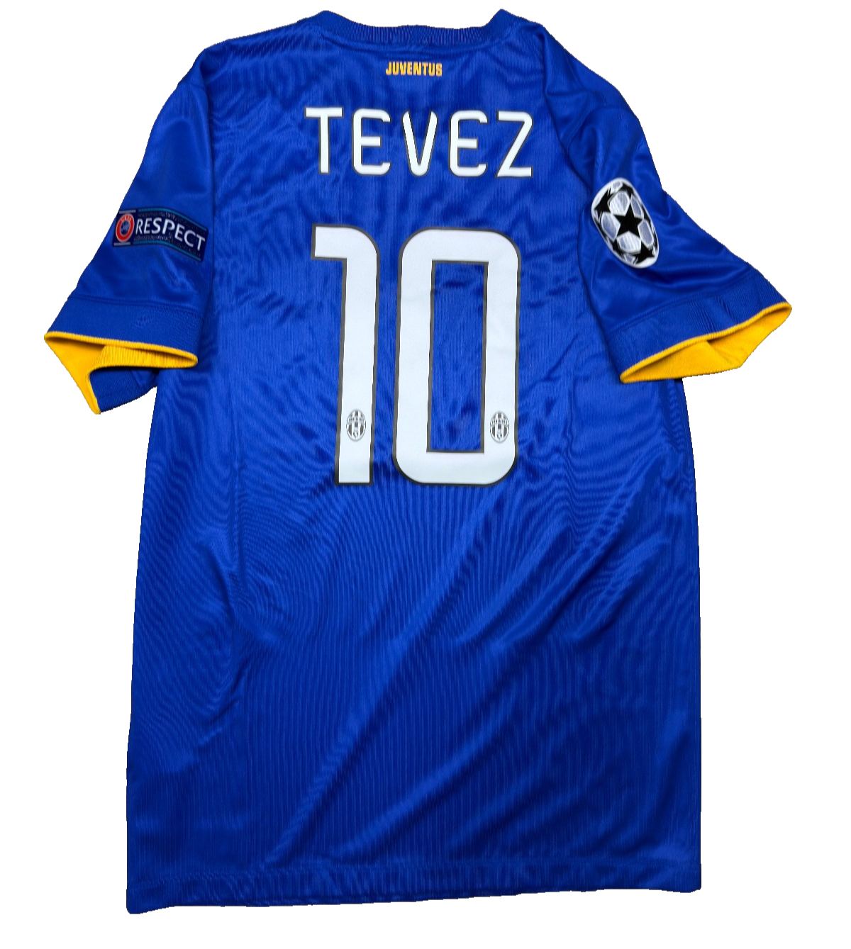 maglia calcio vintage Nike Juventus TEVEZ Champions League 2014-2015 S Jeep