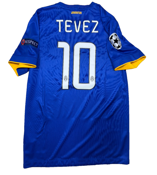 maglia calcio vintage Nike Juventus TEVEZ Champions League 2014-2015 S Jeep
