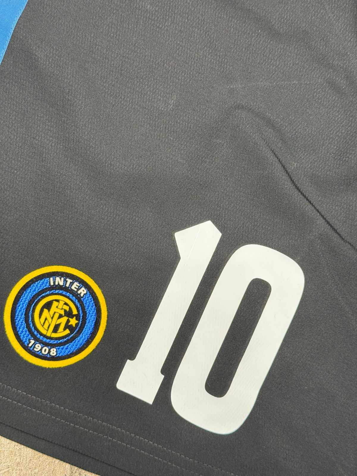 FC Inter Milan vintage calcio shorts pantaloncini Nike 2006 2007 ADRIANO #10