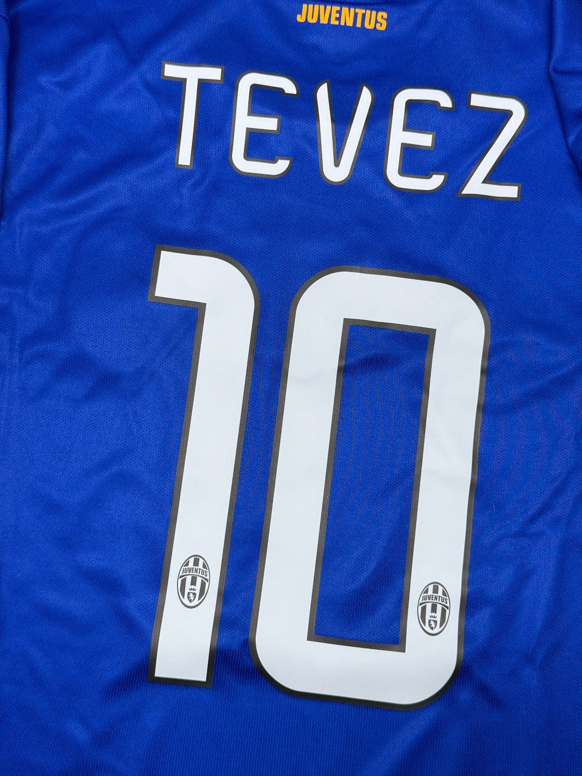 maglia calcio vintage Nike Juventus TEVEZ Champions League 2014-2015 S Jeep