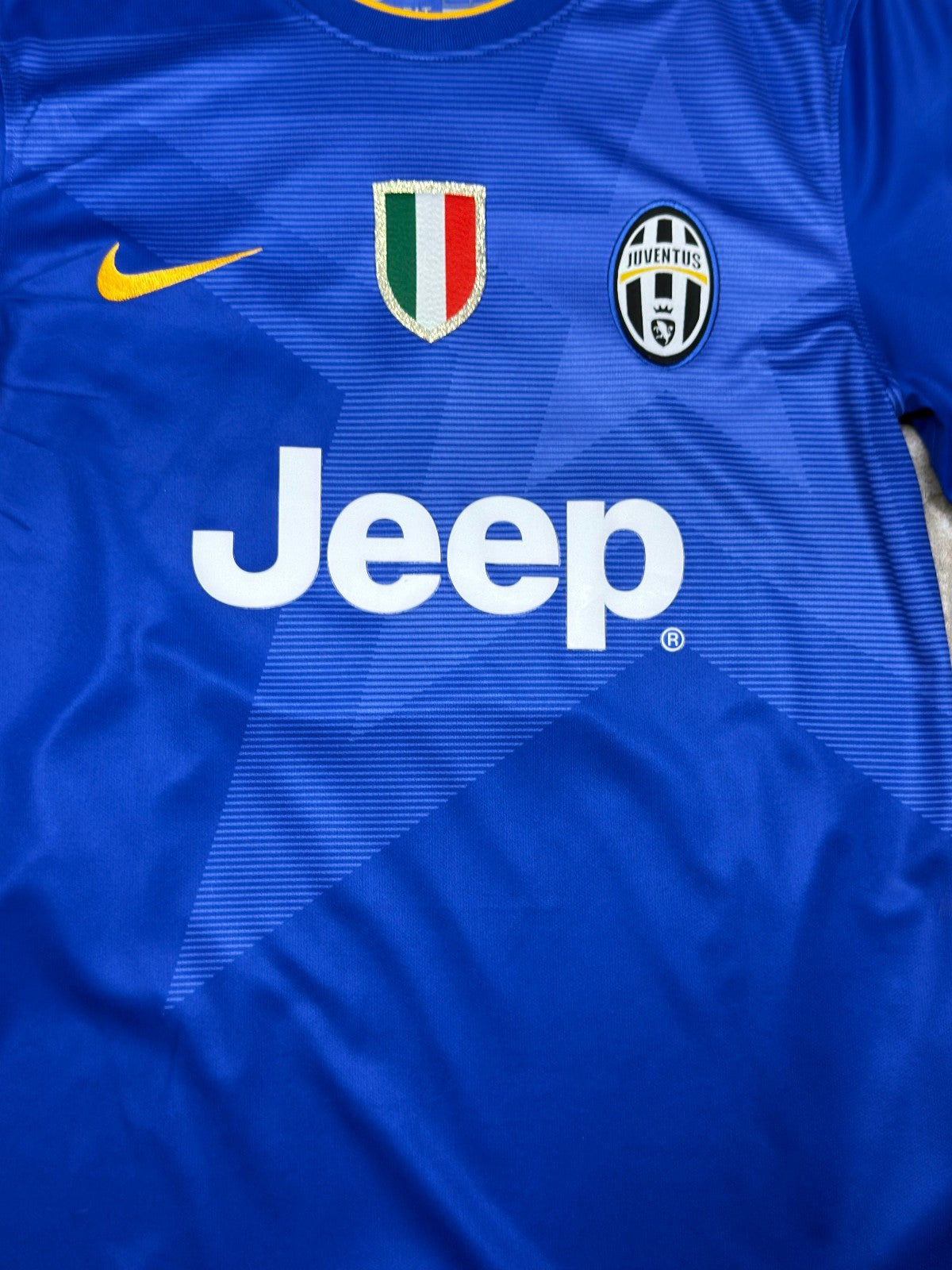 maglia calcio vintage Nike Juventus TEVEZ Champions League 2014-2015 S Jeep