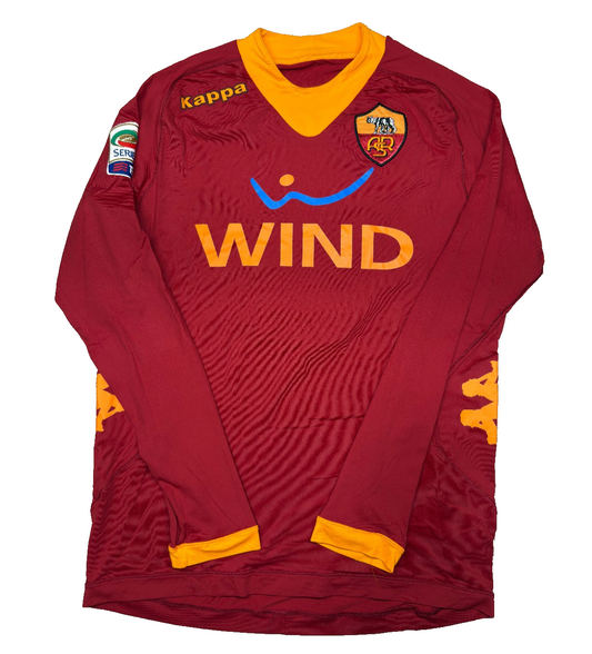 maglia calcio vintage AS Roma OSVALDO 2011 2012 Serie A kappa Wind L