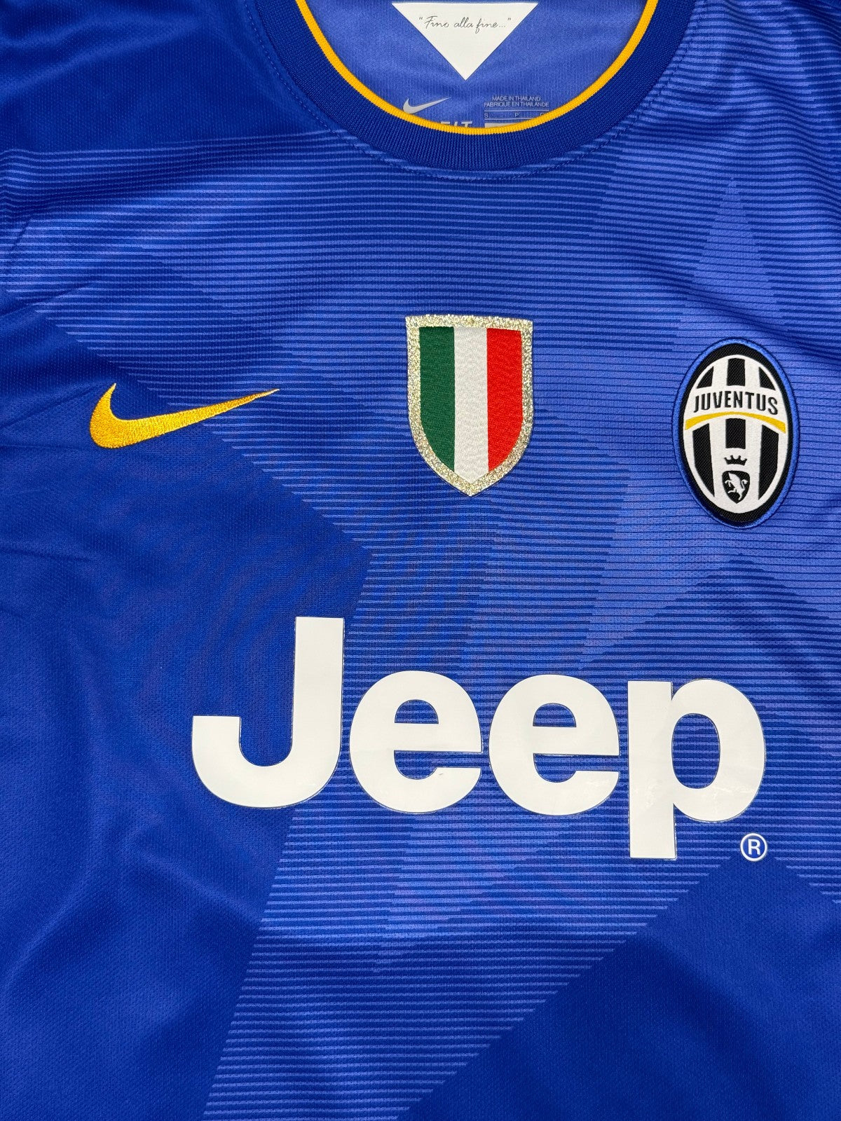 maglia calcio vintage Nike Juventus TEVEZ Champions League 2014-2015 S Jeep