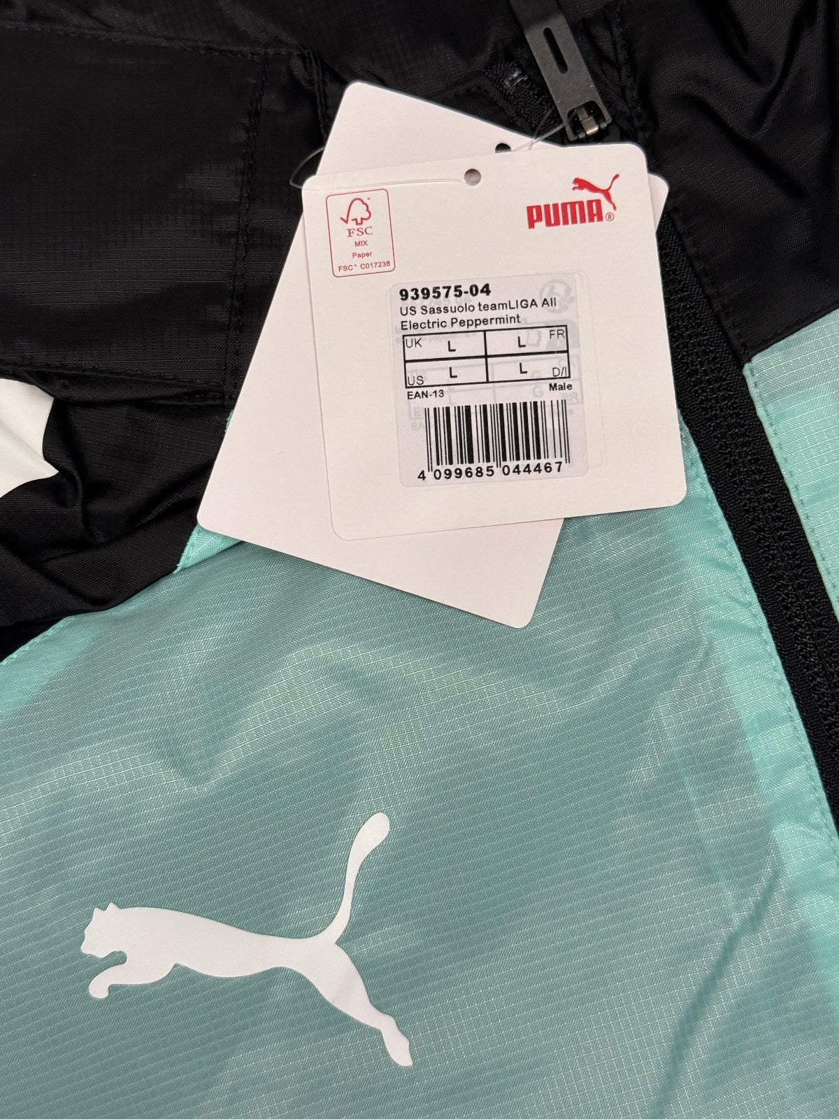 Sassuolo Training Rain Jacket 2025/26 puma calcio antipioggia