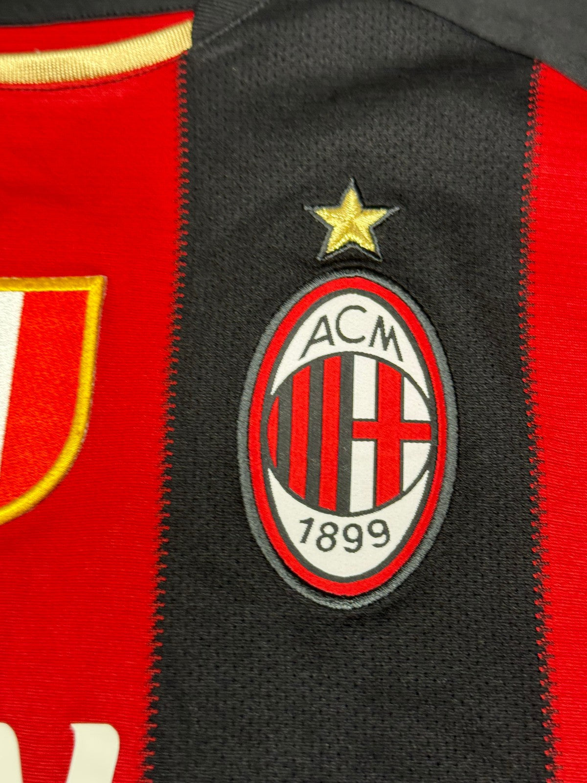 maglia calcio vintage AC Milan RONALDINHO L 2010 2011 SCUDETTO Adidas Climacool