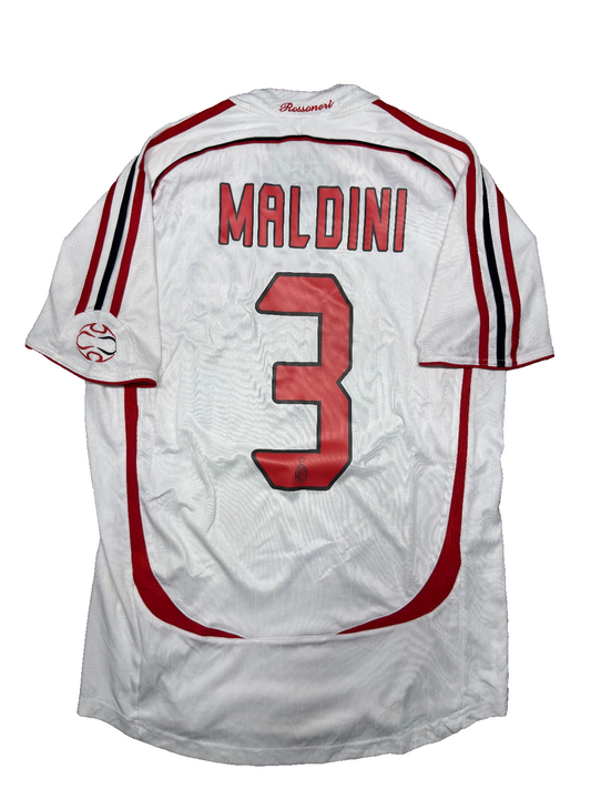 maglia milan MALDINI away store version adidas Bwin 2006 2007 Vintage S