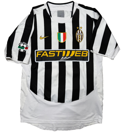 maglia calcio vintage Del Piero Juventus 2003 2004 Serie A Nike Fastweb home S
