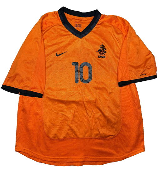 maglia calcio vintage Holland Olanda Netherlands Bergkamp EURO 2000 XL Nike